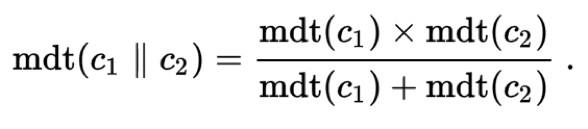 MDT parallel formula