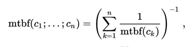 MTBF serial multiple